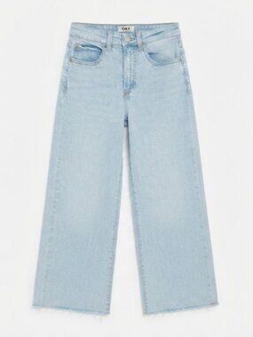 Oat New York Light Blue Wide-Leg Jeans
